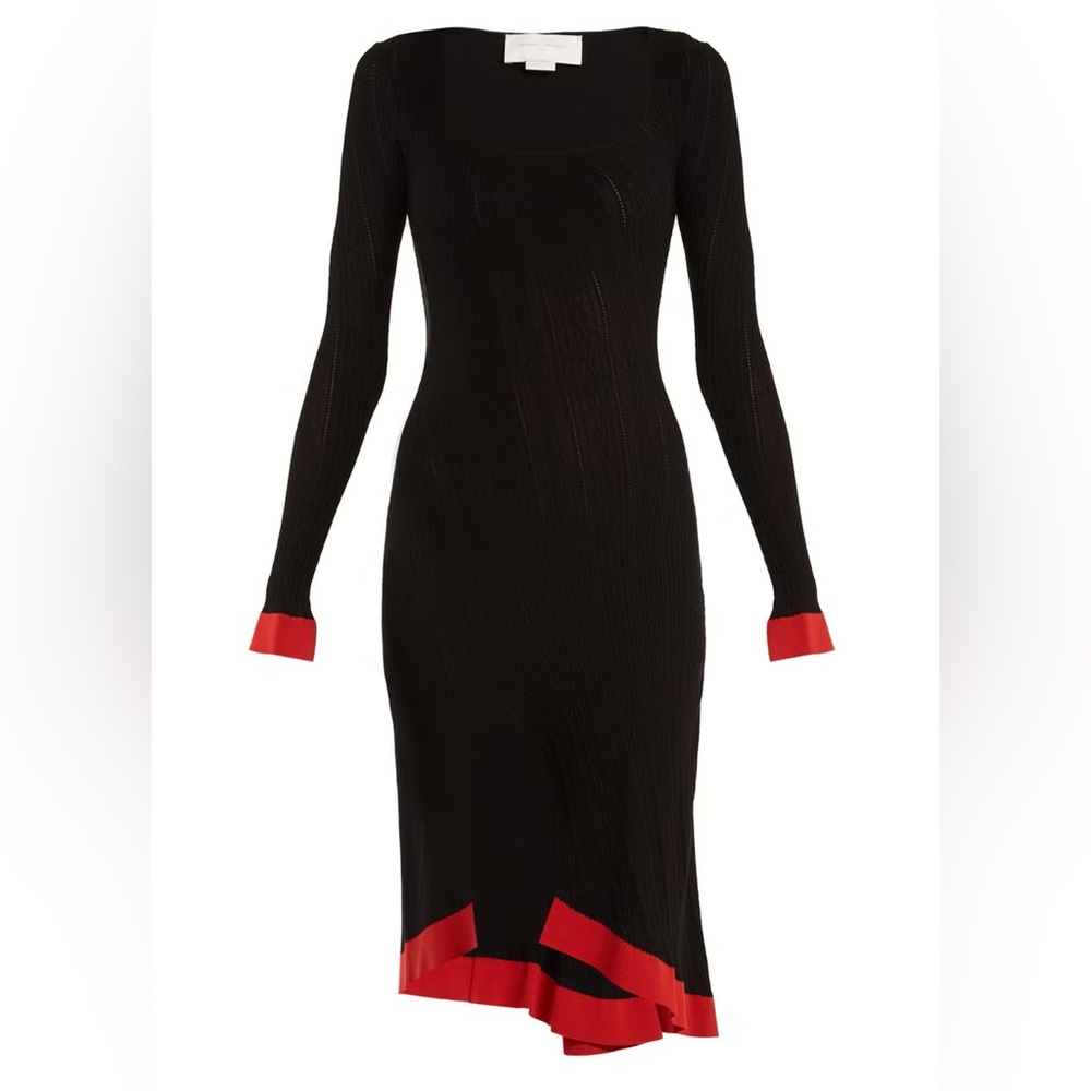 Esteban Cortazar Square Neck Sweater Dress in Size S